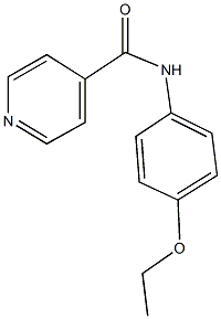 N-(4-ethoxyphenyl)isonicotinamide Struktur