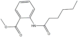 methyl2-(hexanoylamino)benzoate Struktur