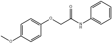 2-(4-methoxyphenoxy)-N-phenylacetamide Struktur