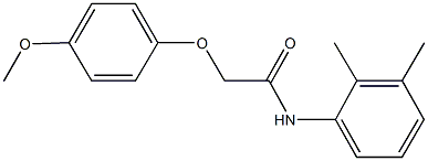 N-(2,3-dimethylphenyl)-2-(4-methoxyphenoxy)acetamide Struktur