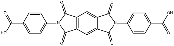 4-(6-(4-carboxyphenyl)-1,3,5,7-tetraoxo-3,5,6,7-tetrahydropyrrolo[3,4-f]isoindol-2(1H)-yl)benzoic acid Struktur