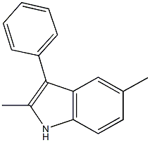 2,5-dimethyl-3-phenyl-1H-indole Struktur