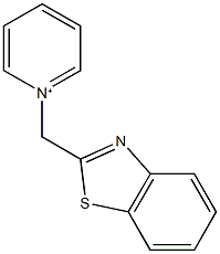 1-(1,3-benzothiazol-2-ylmethyl)pyridinium Struktur