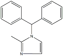 1-benzhydryl-2-methyl-1H-imidazole Struktur