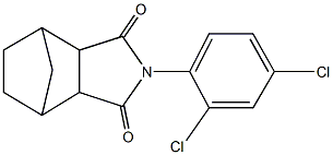 4-(2,4-dichlorophenyl)-4-azatricyclo[5.2.1.0~2,6~]decane-3,5-dione Struktur