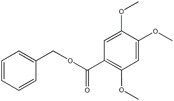 benzyl 2,4,5-trimethoxybenzoate Struktur