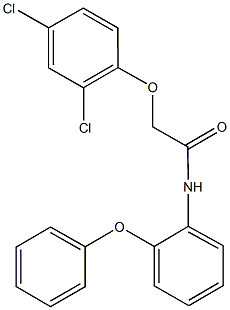 2-(2,4-dichlorophenoxy)-N-(2-phenoxyphenyl)acetamide Struktur