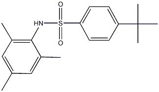 4-tert-butyl-N-mesitylbenzenesulfonamide Struktur