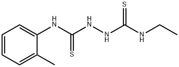 N~1~-ethyl-N~2~-(2-methylphenyl)-1,2-hydrazinedicarbothioamide Struktur