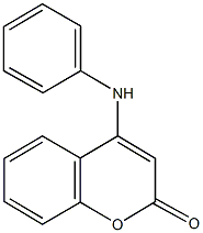 4-anilino-2H-chromen-2-one Struktur