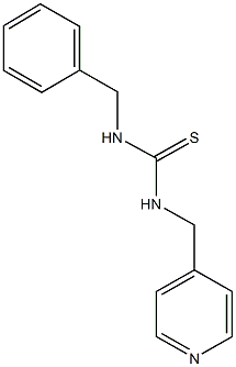 N-benzyl-N'-(4-pyridinylmethyl)thiourea Struktur