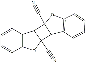 [1]benzofuro[2',3':3,4]cyclobuta[1,2-b][1]benzofuran-4c,9c(4bH,9bH)-dicarbonitrile Struktur