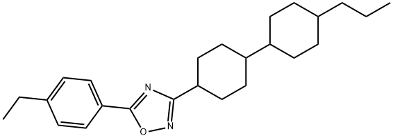 3-(1'-propyl-4,4'-bicyclohexan-1-yl)-5-(4-ethylphenyl)-1,2,4-oxadiazole Struktur