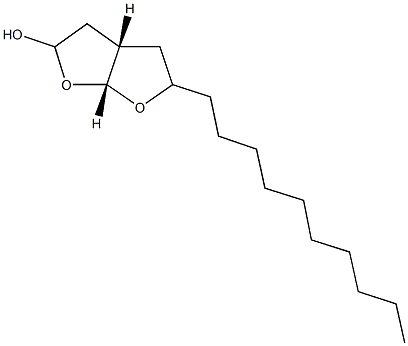 5-decylhexahydrofuro[2,3-b]furan-2-ol Struktur