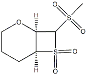 7,7-dioxido-2-oxa-7-thiabicyclo[4.2.0]oct-8-yl methyl sulfone Struktur