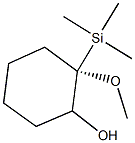 2-methoxy-2-(trimethylsilyl)cyclohexanol Struktur