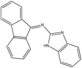 N-(1H-benzimidazol-2-yl)-N-(9H-fluoren-9-ylidene)amine Struktur