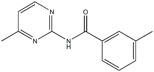 3-methyl-N-(4-methyl-2-pyrimidinyl)benzamide Struktur