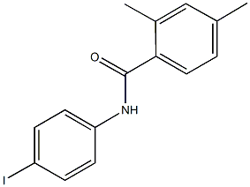 N-(4-iodophenyl)-2,4-dimethylbenzamide Struktur