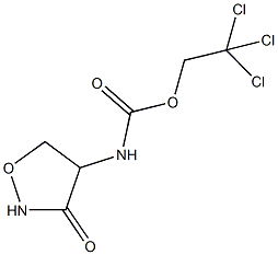 2,2,2-trichloroethyl 3-oxo-4-isoxazolidinylcarbamate Struktur