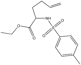 ethyl 2-{[(4-methylphenyl)sulfonyl]amino}-5-hexenoate Struktur