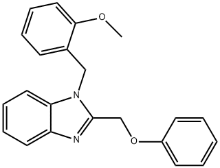 1-(2-methoxybenzyl)-2-(phenoxymethyl)-1H-benzimidazole Struktur