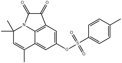 4,4,6-trimethyl-1,2-dioxo-1,2-dihydro-4H-pyrrolo[3,2,1-ij]quinolin-8-yl 4-methylbenzenesulfonate Struktur