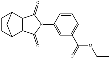 ethyl 3-(3,5-dioxo-4-azatricyclo[5.2.1.0~2,6~]dec-4-yl)benzoate Struktur