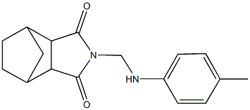 4-(4-toluidinomethyl)-4-azatricyclo[5.2.1.0~2,6~]decane-3,5-dione Struktur