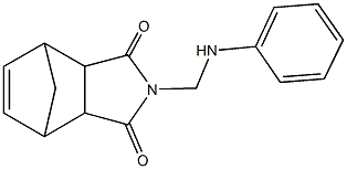 4-(anilinomethyl)-4-azatricyclo[5.2.1.0~2,6~]dec-8-ene-3,5-dione Struktur