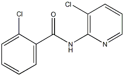 2-chloro-N-(3-chloro-2-pyridinyl)benzamide Struktur