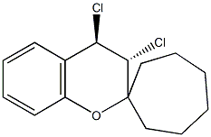 3,4-dichlorospiro[chromane-2,1'-cycloheptane] Struktur