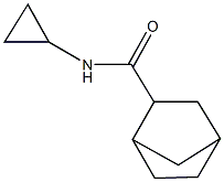 N-cyclopropylbicyclo[2.2.1]heptane-2-carboxamide Struktur