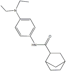 N-[4-(diethylamino)phenyl]bicyclo[2.2.1]heptane-2-carboxamide Struktur