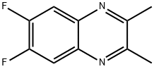 6,7-difluoro-2,3-dimethylquinoxaline Struktur