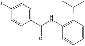 4-iodo-N-(2-isopropylphenyl)benzamide Struktur