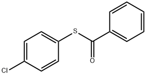 S-(4-chlorophenyl) benzenecarbothioate Struktur