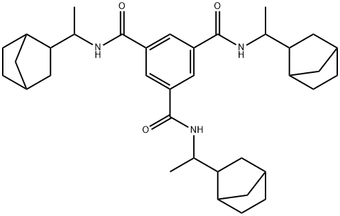 N~1~,N~3~,N~5~-tris(1-bicyclo[2.2.1]hept-2-ylethyl)-1,3,5-benzenetricarboxamide Struktur