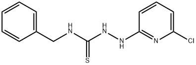 N-benzyl-2-(6-chloro-2-pyridinyl)hydrazinecarbothioamide Struktur