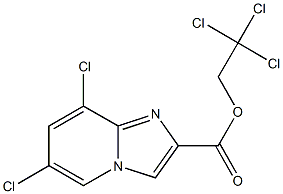 2,2,2-trichloroethyl 6,8-dichloroimidazo[1,2-a]pyridine-2-carboxylate Struktur