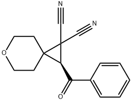 2-benzoyl-6-oxaspiro[2.5]octane-1,1-dicarbonitrile Struktur