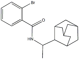 N-[1-(2-adamantyl)ethyl]-2-bromobenzamide Struktur