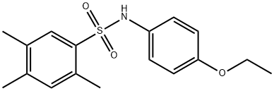 N-(4-ethoxyphenyl)-2,4,5-trimethylbenzenesulfonamide Struktur