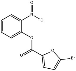 2-nitrophenyl 5-bromo-2-furoate Struktur