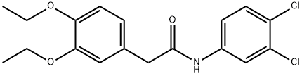 N-(3,4-dichlorophenyl)-2-(3,4-diethoxyphenyl)acetamide Struktur