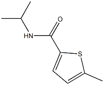 N-isopropyl-5-methyl-2-thiophenecarboxamide Struktur