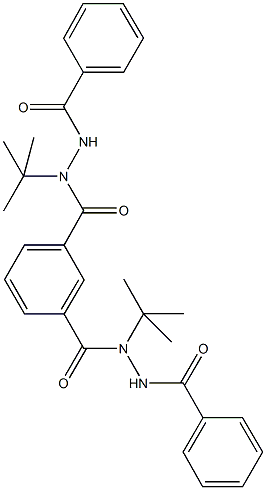 N'~1~,N'~3~-dibenzoyl-N~1~,N~3~-di(tert-butyl)isophthalohydrazide Struktur