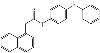 N-(4-anilinophenyl)-2-(1-naphthyl)acetamide Struktur