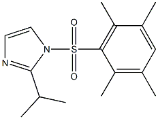 2-isopropyl-1-[(2,3,5,6-tetramethylphenyl)sulfonyl]-1H-imidazole Struktur