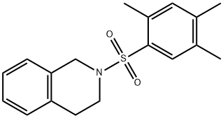 2-[(2,4,5-trimethylphenyl)sulfonyl]-1,2,3,4-tetrahydroisoquinoline Struktur